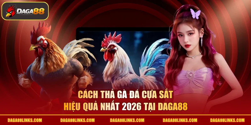 cách thả gà đá cựa sắt