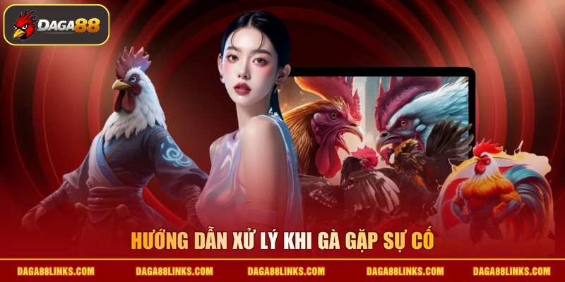 Hướng dẫn xử lý khi gà gặp sự cố