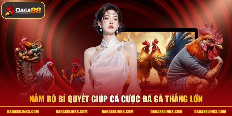 Nắm rõ bí quyết giúp cá cược đá gà thắng lớn