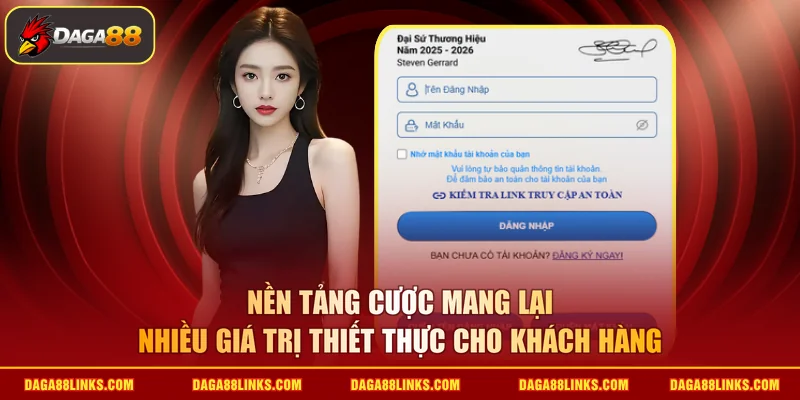 Nền tảng cược mang lại nhiều giá trị thiết thực cho khách hàng